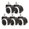 Pack 5 ruedas de silicona para sillas ejecutivas Rayoshop Chile