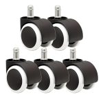 Pack 5 ruedas de silicona para sillas ejecutivas Rayoshop Chile