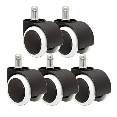 Pack 5 ruedas de silicona para sillas ejecutivas Rayoshop Chile