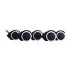 Ruedas para sillas de oficina blancas de silicona set de 5 Rayoshop