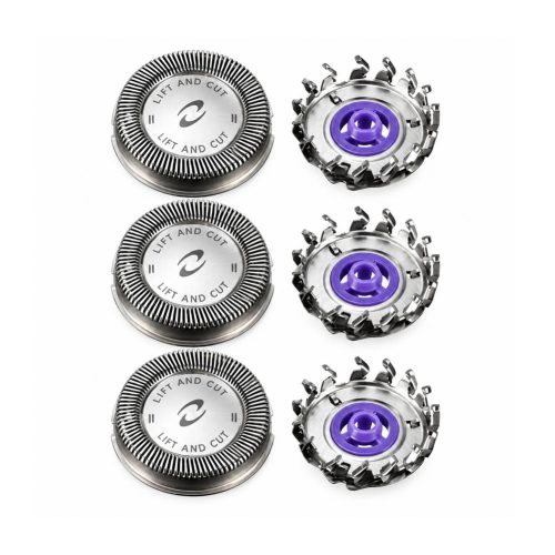 Pack 3 Cuchillas de Repuesto Alternativas HQ56 Compatibles con Afeitadoras Philips - Imagen 4