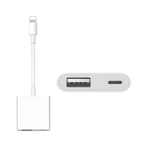 Cargador Lightning dual y puerto USB Rayoshop