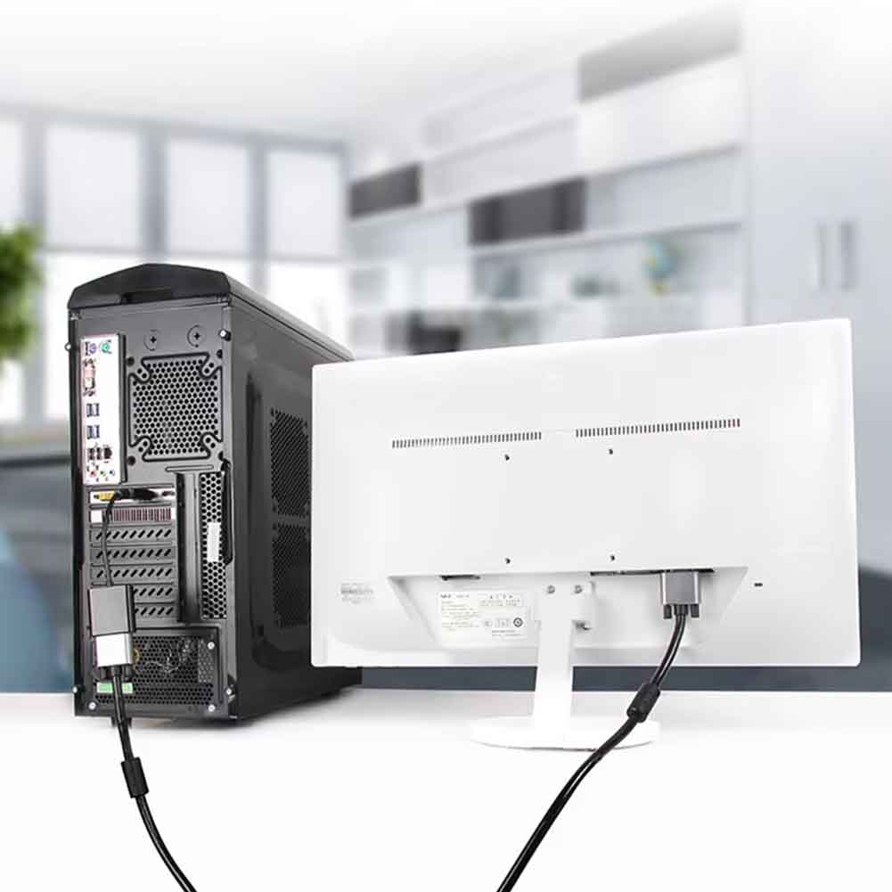 Conector DisplayPort a VGA Rayoshop, solución para pantallas VGA.