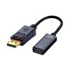 Adaptador DisplayPort a HDMI 4K Rayoshop, cable 10cm, alta resolución.
