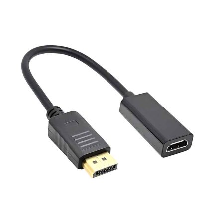 Adaptador Rayoshop, DisplayPort macho a HDMI hembra 4K, cable 10cm.