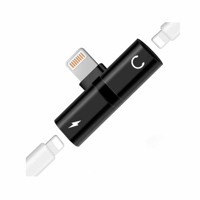 Adaptador doble Lightning para iPhone