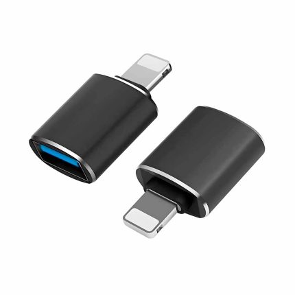 Adaptador iPhone a USB transferencia datos