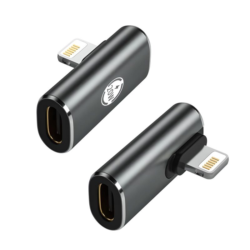 Adaptador 90 grados para iPhone a USB-C