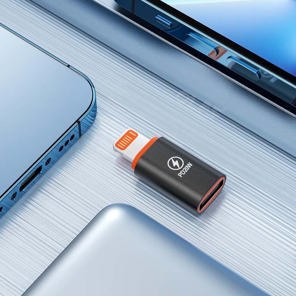 Adaptador Lightning a USB-C rayoshop: Carga rápida PD 20W/120W para iPhone
