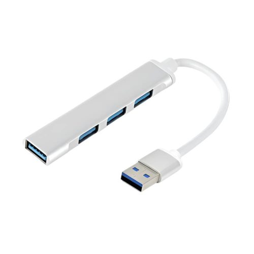 Hub 4 en 1 Adaptador Multipuertos USB a 4xUSB Slim Metalizado - imagen 2