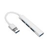 Hub 4 en 1 Adaptador Multipuertos USB a 4xUSB Slim Metalizado - imagen 5