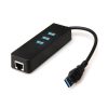 Hub USB 4 Puertos Rayoshop - Conexión Ethernet, Carga Rápida