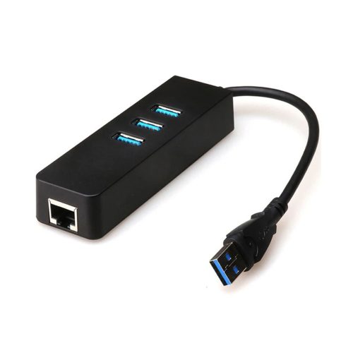 Hub USB 4 Puertos Rayoshop - Conexión Ethernet, Carga Rápida