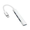 Hub 4 en 1 Adaptador Multipuertos USB-C a 4xUSB Slim Metalizado - imagen 3