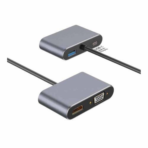 Solución 4 en 1 USB-C para video, datos y carga en Rayoshop