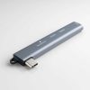 HUB USB Type-C a 3 puertos USB 3.0 más PD en aluminio para notebook, MacBook, Huawei y otros dispositivos USB-C