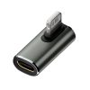 Imagen de un adaptador carga rápida Lightning USB-C 20W. El adaptador está conectado a un iPhone. rayoshop