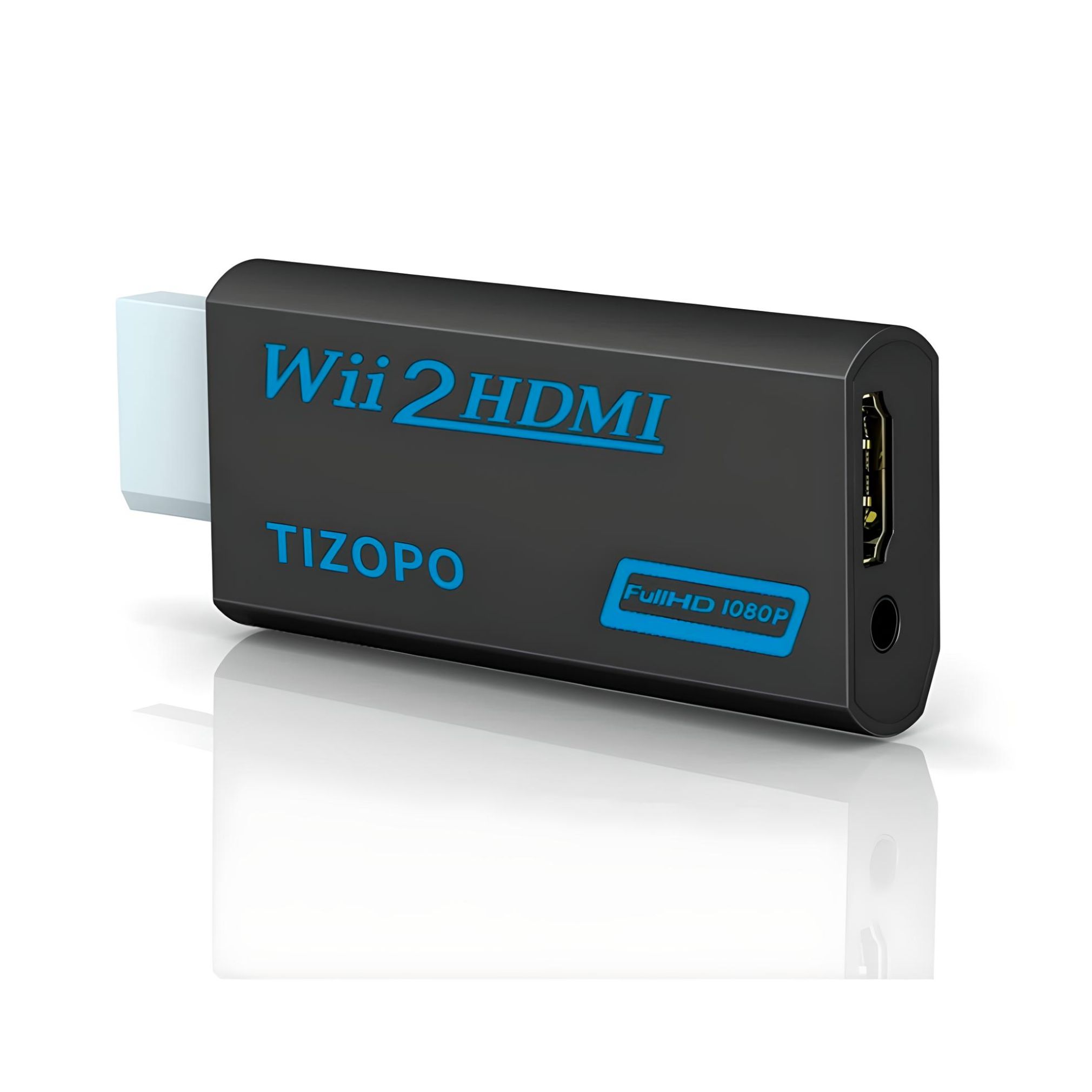 Convertidor Wii a HDMI, Wii2 a HDMI para salida de audio de video HD con  conector de audio de 0.138 in, compatible con todos los modos de