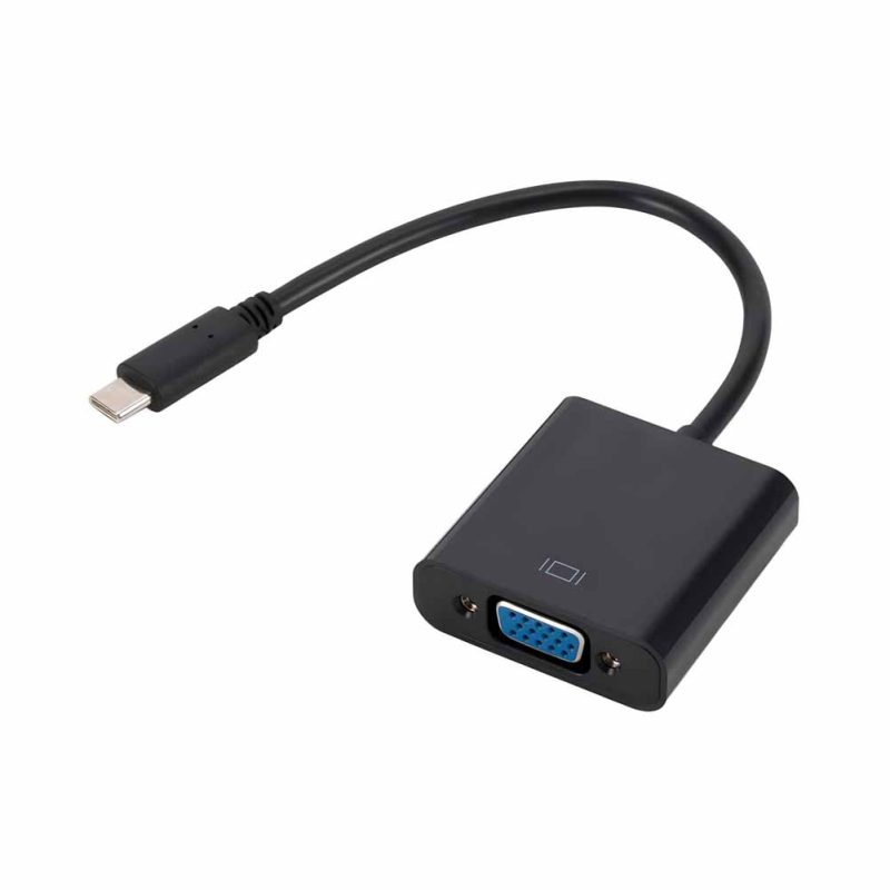 Adaptador USB Tipo C a VGA Resolución Ultra HD