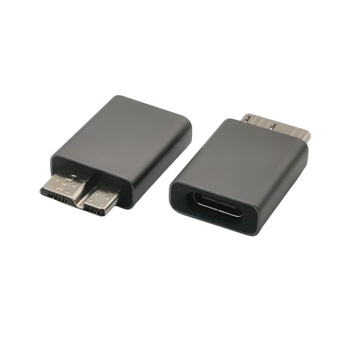 Adaptador de datos MicroB a USB-C para disco duro Rayoshop