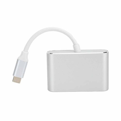 Solución USB-C a HDMI + VGA para laptops y tablets