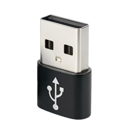 Adaptador USB a USB-C metálico para smartphones Rayoshop