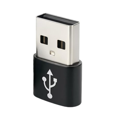 Adaptador USB a USB-C metálico para smartphones Rayoshop