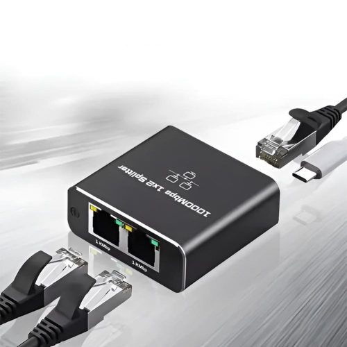 Adaptador Splitter Divisor RJ45 a Doble RJ45