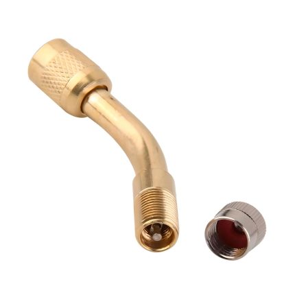 Adaptador válvula neumático 135 grados Rayoshop
