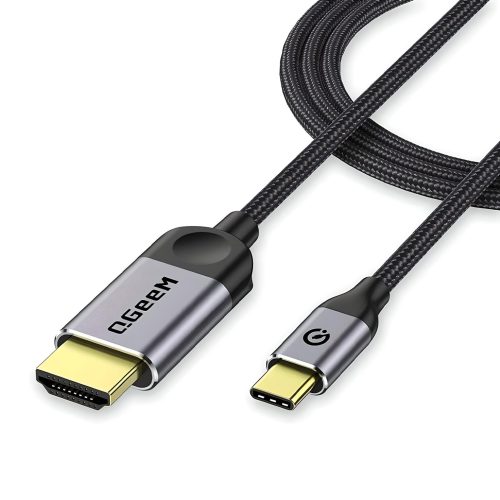 Adaptador de cable USB-C a HDMI de 150 cm de Rayoshop, con una longitud de 150 cm y disponible en color negro.