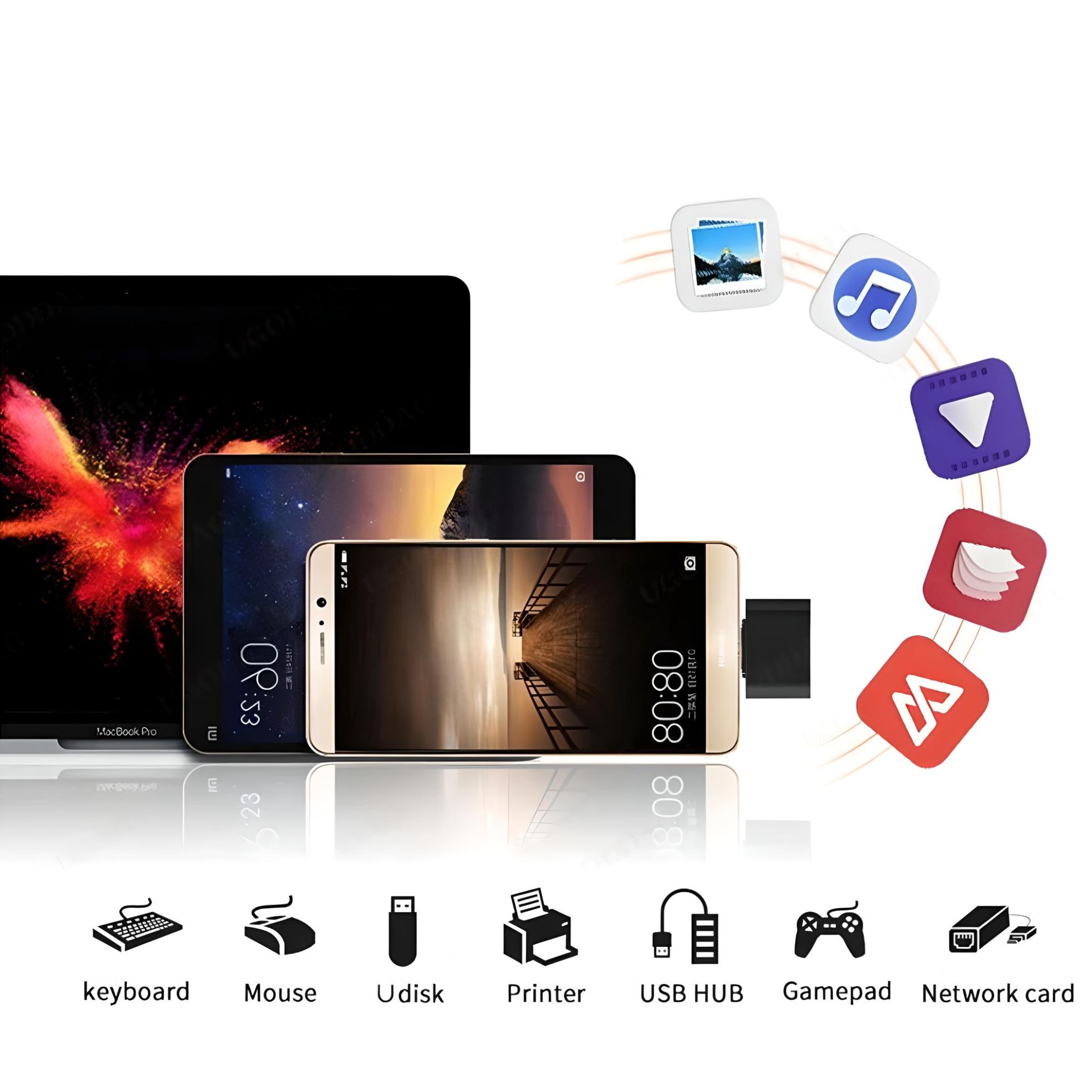 Adaptador Universal USB-C USB 3.1 Desata el potencial de conectividad con el Adaptador USB-C USB 3.1 de RayoShop. Velocidad, versatilidad y rendimiento en un solo dispositivo. RayoShop