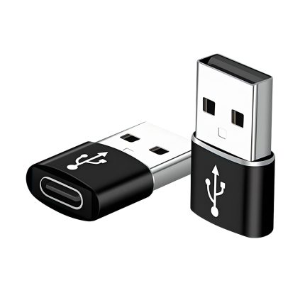 Imagen de un adaptador USB 3.0 OTG tipo C, que ofrece una excelente relación calidad-precio. rayoshop