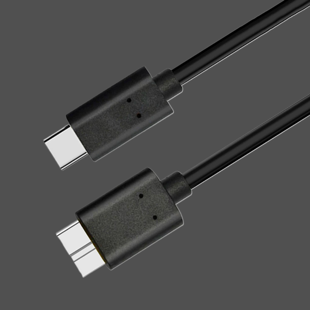 Práctico y duradero cable USB-C a Micro B de 30 cm, ideal para transferencias de datos rápidas y carga de dispositivos.