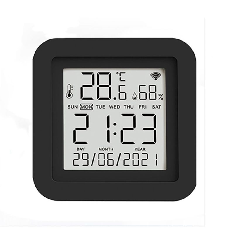 Control remoto WiFi inteligente de temperatura y humedad Rayoshop, con una función de seguridad