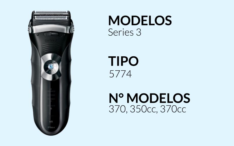 5774 Cuchilla Afeitadora Braun Series 3 Rayoshop Chile