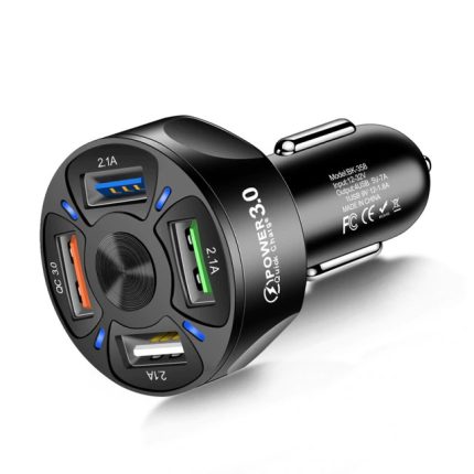 Cargador auto 4xUSB 48W Qualcomm Rayoshop Chile