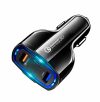 Cargador auto carga rápida 2xUSB USB-C rayoshop online