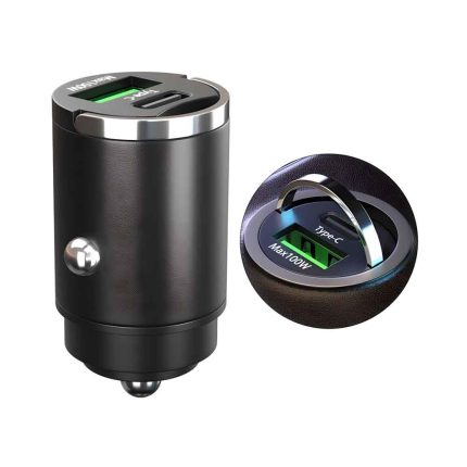 Cargador doble puerto USB y USB-C 100W EON, Rayoshop.