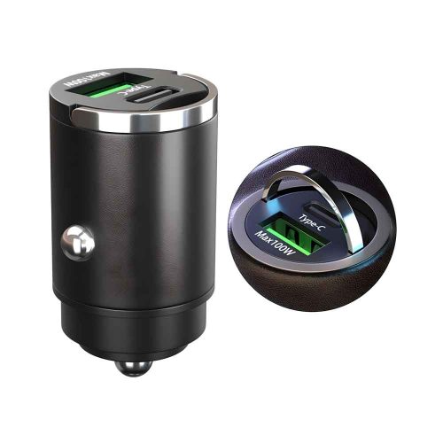 Cargador doble puerto USB y USB-C 100W EON, Rayoshop.