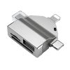 Adaptador 7 en 1 micro SD USB USB C Micro USB Lightning Rayoshop. El accesorio ideal para trabajar, jugar y disfrutar al máximo de tus dispositivos.