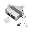 Adaptador 7 en 1 micro SD USB USB C Micro USB Lightning Rayoshop. La solución perfecta para conectar todos tus dispositivos a la vez.