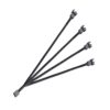 Cable Multiconector de Ventiladores a Placa Base de PWM 1 a 4 en color negro, con conector hembra TX4 de 4 pines y cuatro salidas para refrigeración.