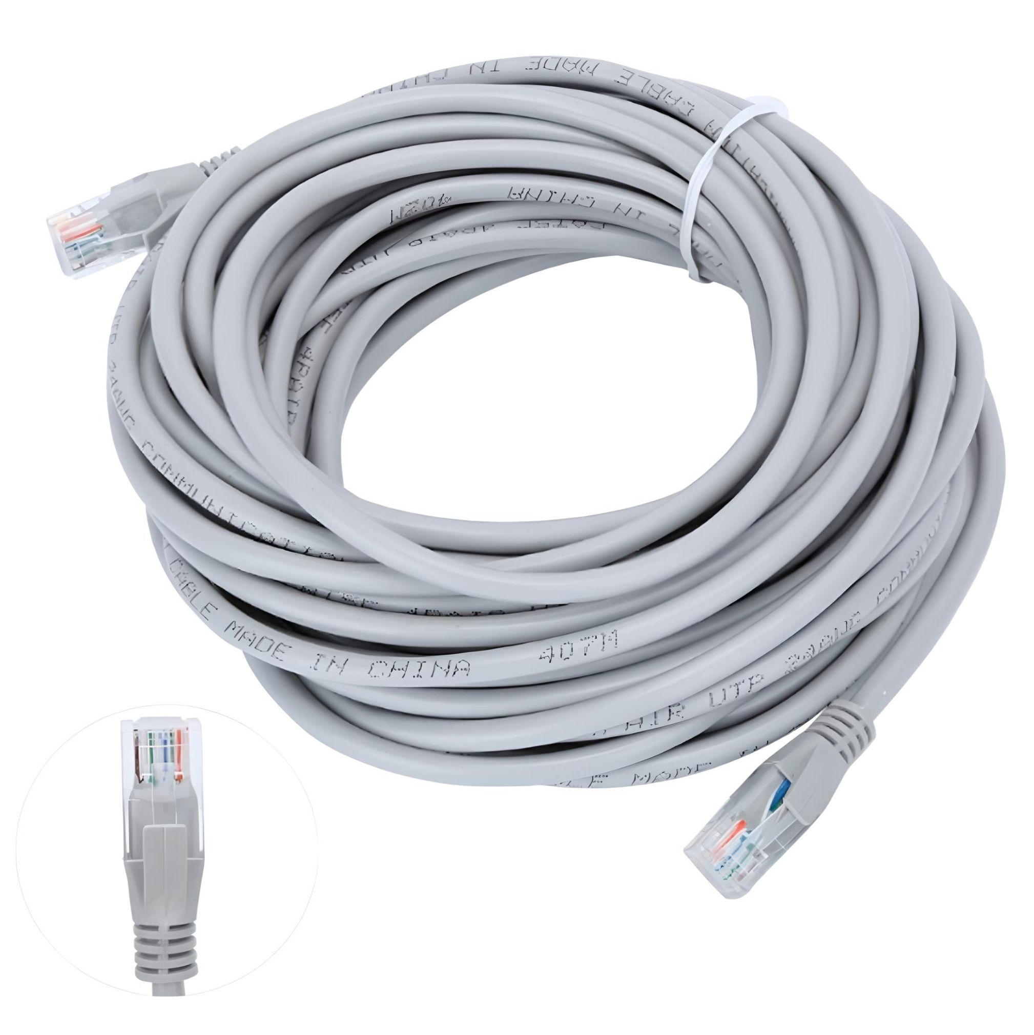 Cable de Red RJ45 Patch Cord Certificado Cat6 15 mts RayoShop: Conectividad sin Compromisos Disfruta de conectividad sin compromisos con el Cable de Red RJ45 Patch Cord Certificado Cat6 de 15 metros de RayoShop. Certificado para estándares Cat6, este cable garantiza transmisiones de datos confiables y de alta velocidad, siendo esencial para entornos donde la conectividad sin problemas es primordial.