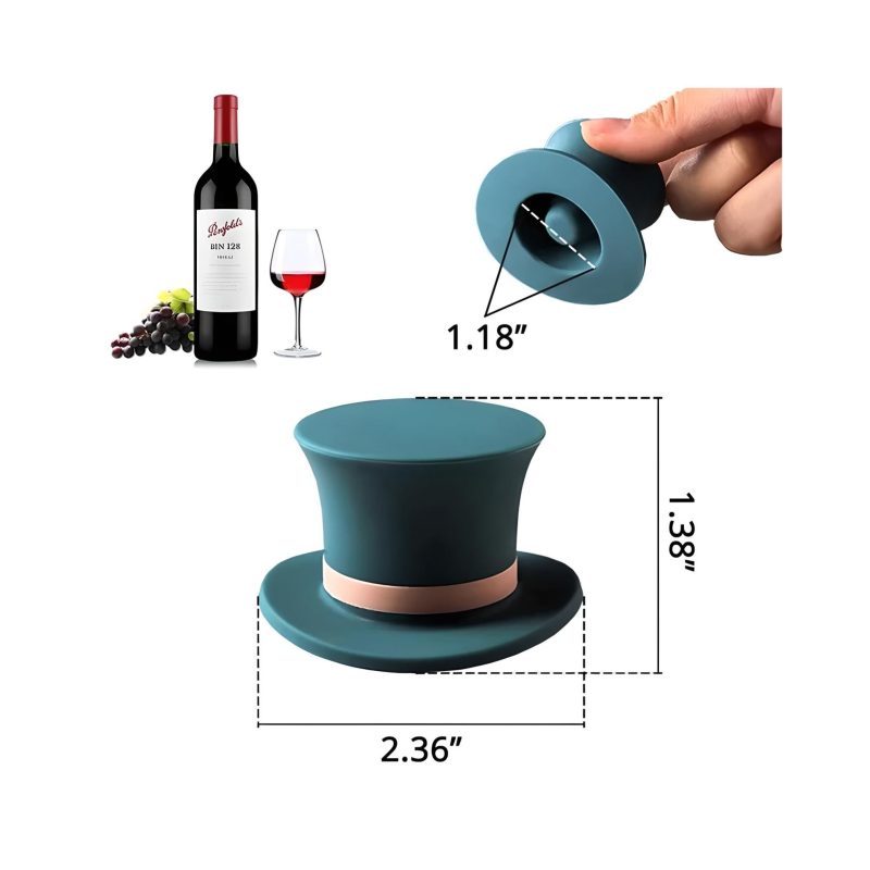 Tapón sellador al vacío de vino reutilizable Rayoshop. El complemento perfecto para tu hogar.