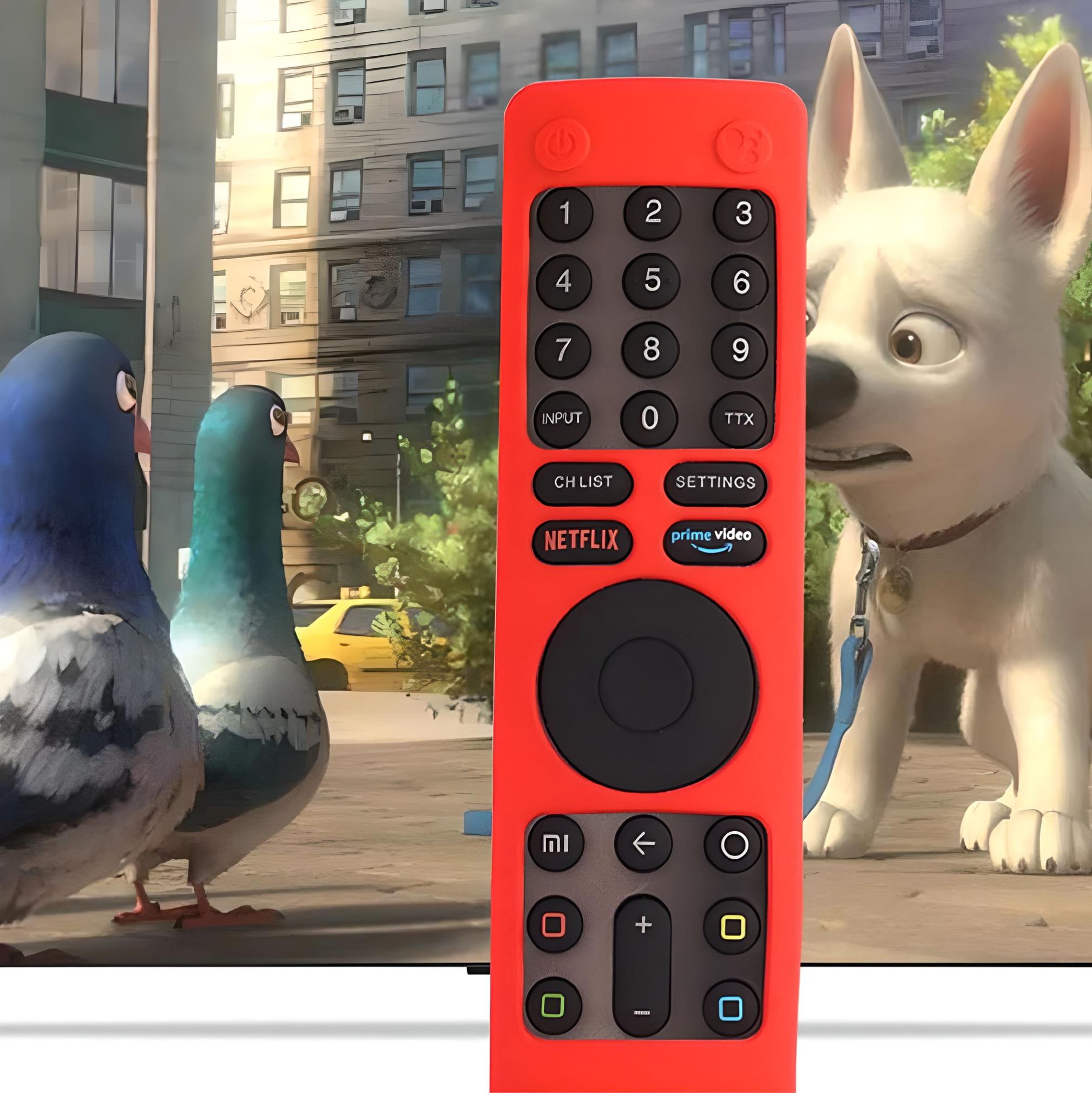 Funda control remoto Xiaomi Mi 4S Smart TV, diseño ergonómico.