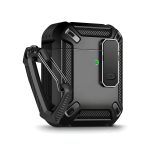 La funda silicona fibra rígida seguro Airpods 12 es fácil de instalar y quitar.