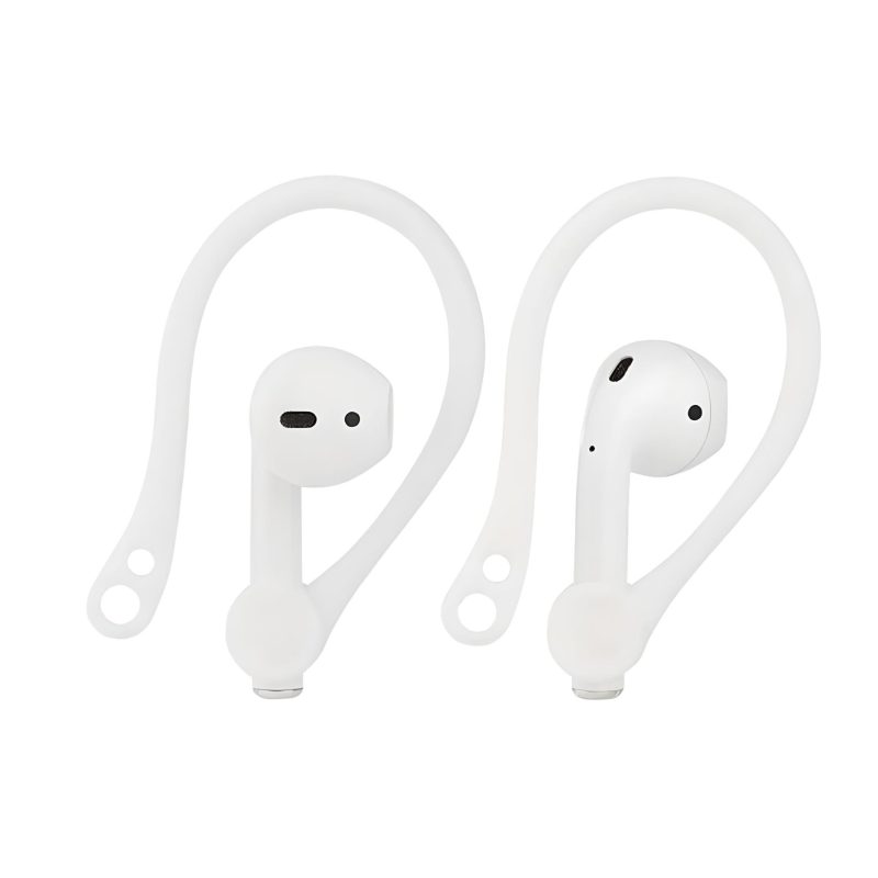 Ganchos orejas Airpods blanco, la mejor opción para disfrutar de tus Airpods al máximo.