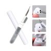 Kit de limpieza para auriculares blanco 2 piezas, con diferentes tipos de cepillos.