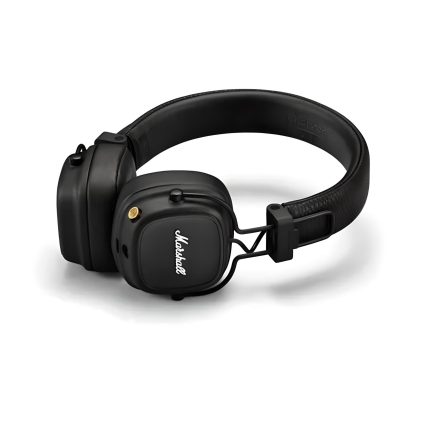 Marshall Major IV auriculares inalámbricos Bluetooth negro, con tecnología aptX.