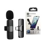Microfono Lavalier Solapa Inalámbrico Tipo C Para Celular - imagen 1